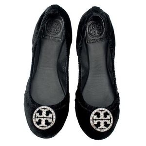 Violet Ballet Flats by Tory Burch